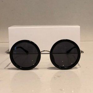 Linda Farrow for The Row Black Sunglasses